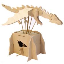 Houten draak Test